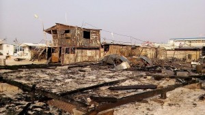 На курорте Запорожской области горела база отдыха