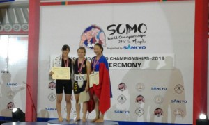 Запорожанка Карина Колесник подтвердила титул чемпионки мира по сумо