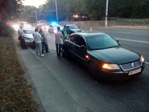 В Запорожье начальник казначейства попал в тройное ДТП