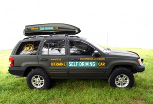 В Запорожье показали первый украинский беспилотный автомобиль
