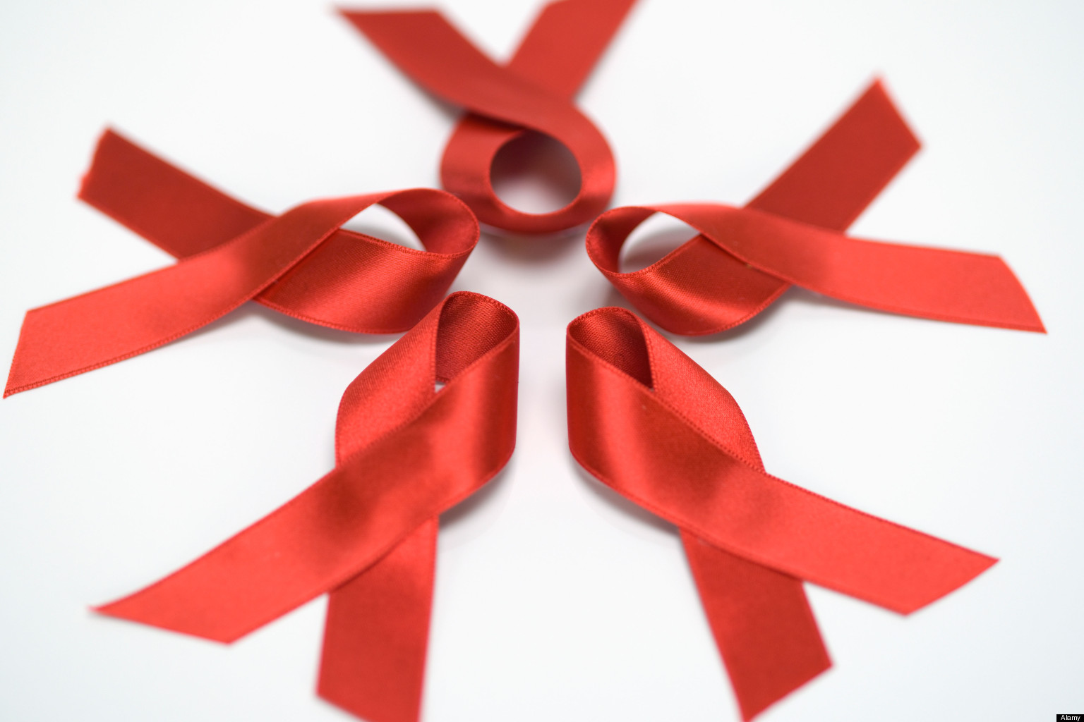 B8TW86 Red Ribbons