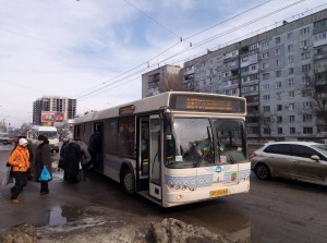 В Запорожье водитель автобуса выкинул на асфальт пенсионера (ВИДЕО)