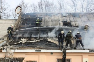 В Запорожье пожарные спасли от взрыва санаторий “Великий Луг”  (ФОТО)