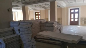 В запорожской мэрии кладут российскую плитку, купленную у депутата БПП