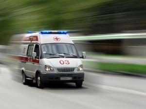 В центре Запорожья перевернулась маршрутка с пассажирами: есть пострадавшие