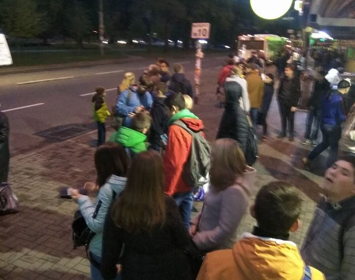 В Запорожье вечером перестал ходить общественный транспорт (ФОТО)