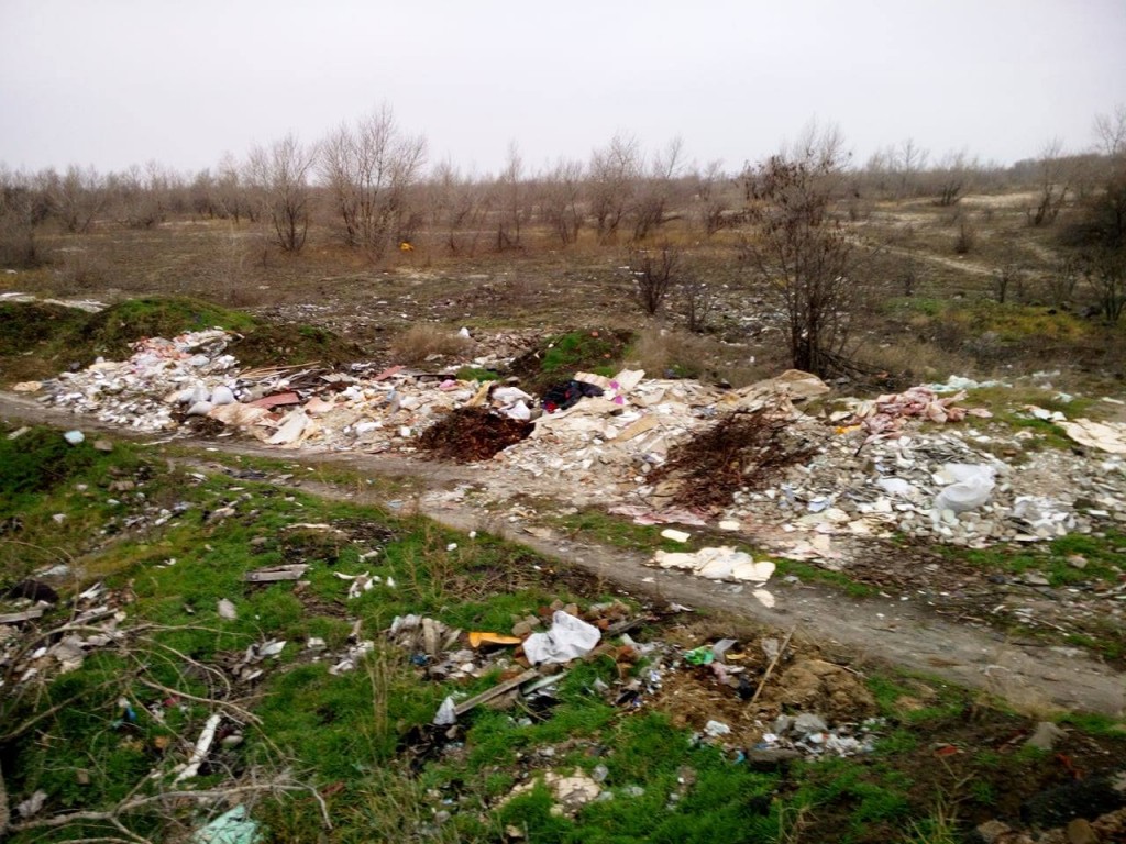 В Коммунарском районе Запорожья месяцами не убирают мусор (ФОТО)