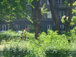 В Запорожье, несмотря на возмущение активистов, обустраивают сквер Яланского (ФОТО)