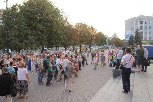 Скверопротест в Запорожье потерпел полное фиаско