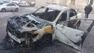 В Запорожье ночью сожгли авто директора департамента экологии: что не так с поджогом (ФОТО)