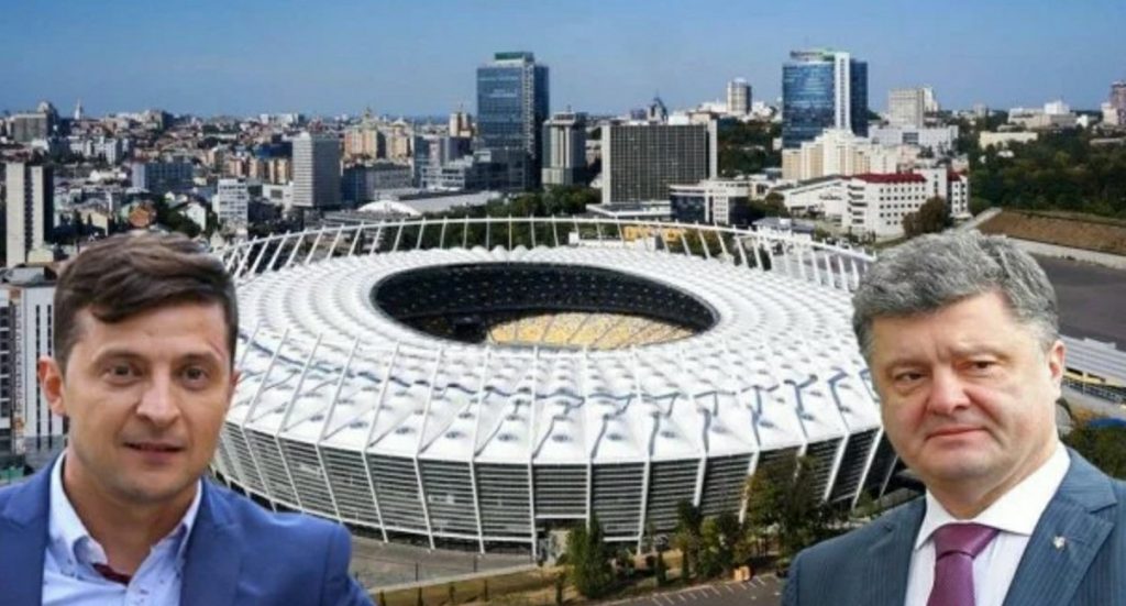 Дебаты-шоу на «Олимпийском»: Порошенко принял вызов Зеленского