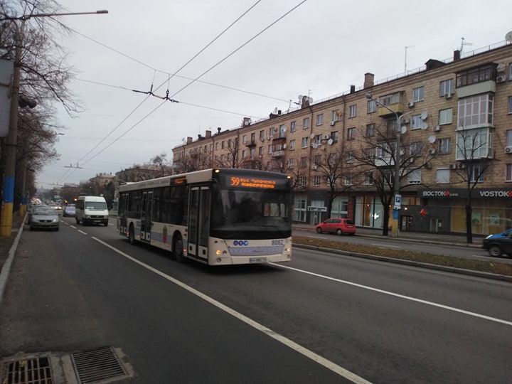 Муниципальные автобусы в Запорожье: сколько на маршрутах работает МАЗов