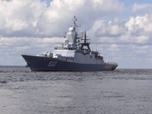 В Азовском море замечен корабль ВМФ России