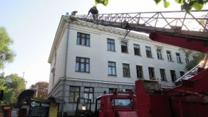 Подробности пожара в запорожском университете (ФОТО)
