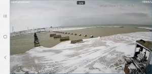 Молочный лиман в метель: вода прибывает еще активнее (ФОТО)