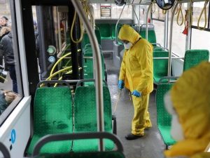 Коронавирус: в Запорожской области будут дезинфицировать общественный транспорт и вокзалы