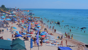 На пляжах Кирилловки установили новые веб-камеры (ФОТО)