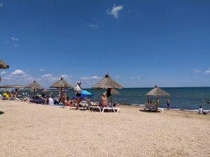 Пляжи Арабатской Стрелки пустуют без туристов