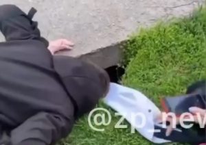 В Запорожье 1,5-годовалый ребенок провалился под плиту в парке (ФОТО, ВИДЕО)