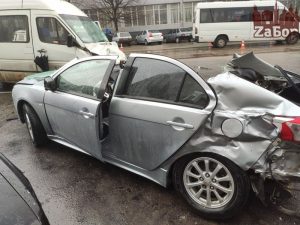 В сети показали момент смертельного ДТП в Запорожье с участием маршрутки (ВИДЕО)