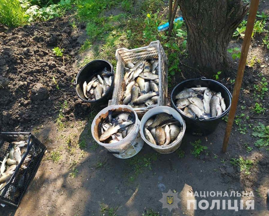 В Запорожье полиции удалось изъять у браконьера 270 килограмм живой рыбы (ФОТО)