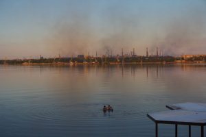 Часть Запорожья накрыло загрязненным воздухом (КАРТА)