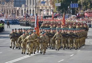 Прямая трансляция военного парада ко Дню Независимости в Киеве