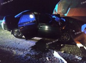 Двое погибших: в Запорожской области ВАЗ врезался в стоячий грузовик (ФОТО)