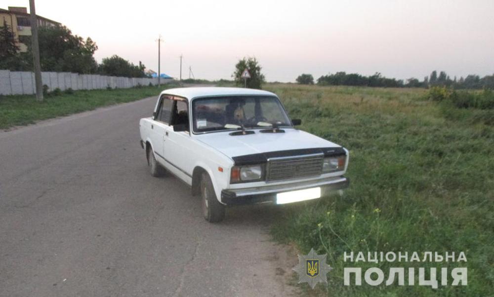 С пляжа в Запорожской области украли ВАЗ, не заводя двигатель (ФОТО)