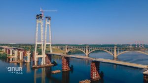 Сроки открытия проезда  по вантовому мосту в Запорожье переносятся
