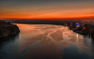 Фотограф из Запорожья запечатлел последний закат октября (ФОТО)