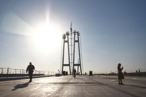Скоро монтировать ванты:  строящийся в Запорожье мост глазами пешехода (ФОТОРЕПОРТАЖ)