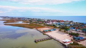 Осеннюю Кирилловку сняли с высоты птичьего полета