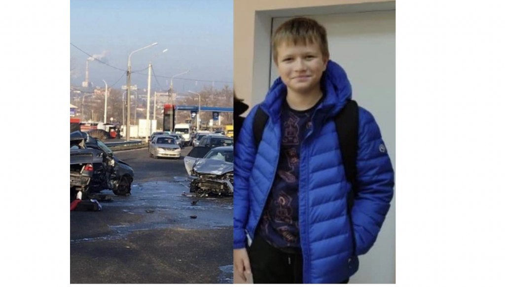 Стало известно о состоянии  12-летнего Никиты, который серьезно пострадал в ДТП в Запорожье