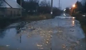 “Седан не проезжает”: соцсеть возмутило состояние дороги под Запорожьем (ВИДЕО)