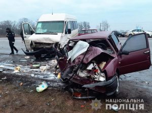 В Запорожском районе на трассе смертельное ДТП с маршруткой (ФОТО)
