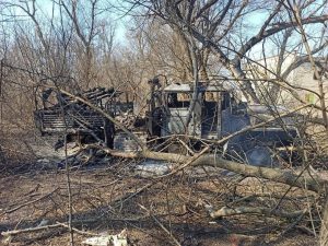В районі Гуляйполя ворожий «Урал» з мінометом перетворився на купу металобрухту (ФОТО)