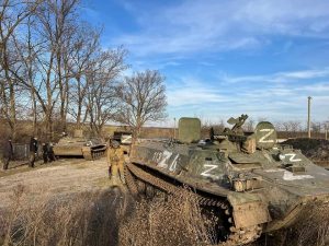 Оккупанты планируют отправить в Запорожскую область “гумконвой” с боеприпасами