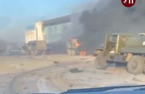В сети показали, что осталось от техники оккупантов в аэропорту под Херсоном (ВИДЕО)