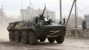 Из Мелитополя в сторону Запорожья поехала большая колонна вражеской техники (ВИДЕО)