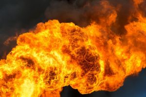 В ДСНС розповіли про пожежу через атаку БПЛА на Запоріжжя