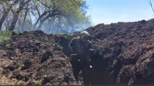 Опубликовано видео из захваченных ВСУ окопов оккупантов