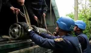 На Запоріжжі піротехники знищили снаряди від “Урагану”: оперативна інформація від ДСНС (ВІДЕО)