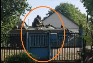 Появилось видео передвижения российской колонны по Запорожской области