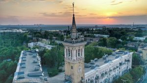 Як виглядає Запоріжжя з найвищої вежі міста (ВІДЕО)