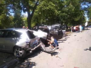 У Запоріжжі сталася страшна ДТП з великою кількістю постраждалих (ФОТО, ВІДЕО)