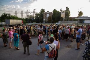 Будівництво АЗС спричинило колапс у Запоріжжі: знеструмлено котельню та зіпсовано бомбосховище (ФОТОРЕПОРТАЖ)