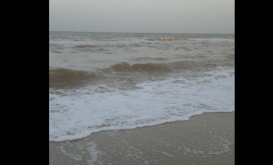 В сети показали штормящее Азовское море Кирилловки сегодня (ВИДЕО)