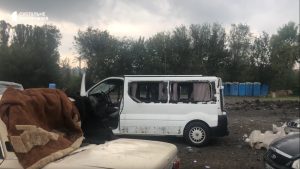 З’явилося відео з місця влучання російських ракет у Запоріжжі: 62 особи доставили до лікарні