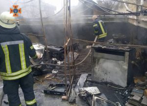 У центрі Запоріжжя сталася пожежа через генератор (ФОТО)